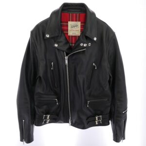 666 LJM-1TF 赤タータン裏地 サイドベルト ステアハイド タイトフィット ライダースジャケット 買取実績
