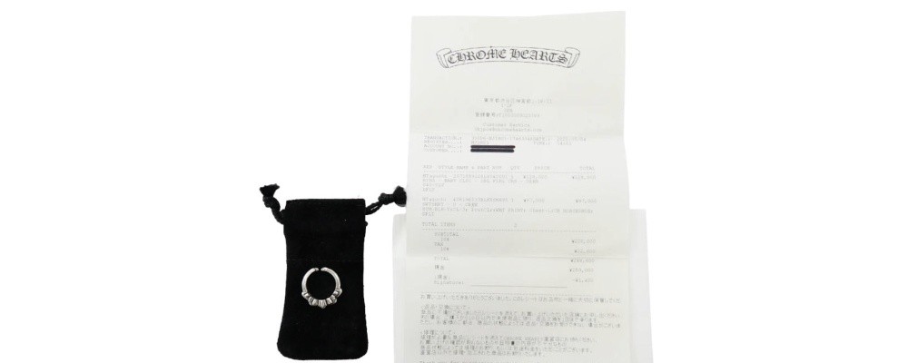 クロムハーツ インボイス・付属品画像