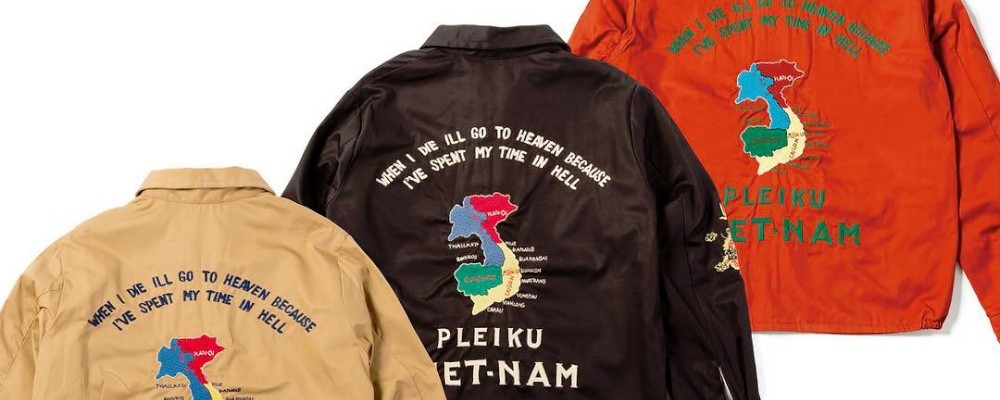 Mid 1960s Style Cotton Vietnam Jacket裏面画像
