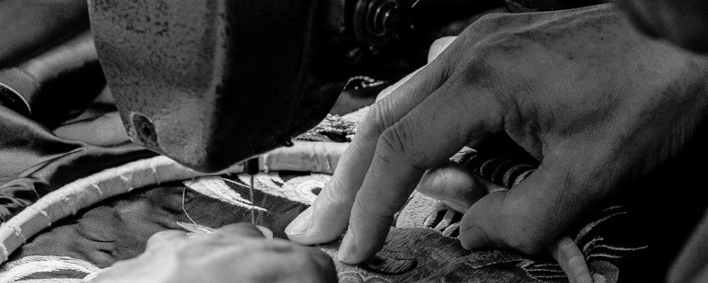 special machine for Japan souvenir jacket (sukajan)刺繍画像