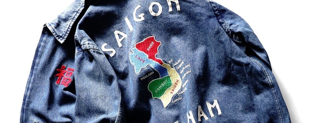DENIM VIETNAM JACKET (MAP)画像