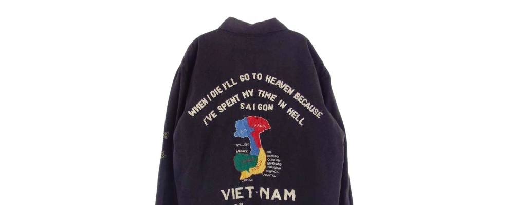 60s Vietnam War Souvenir Jacket画像