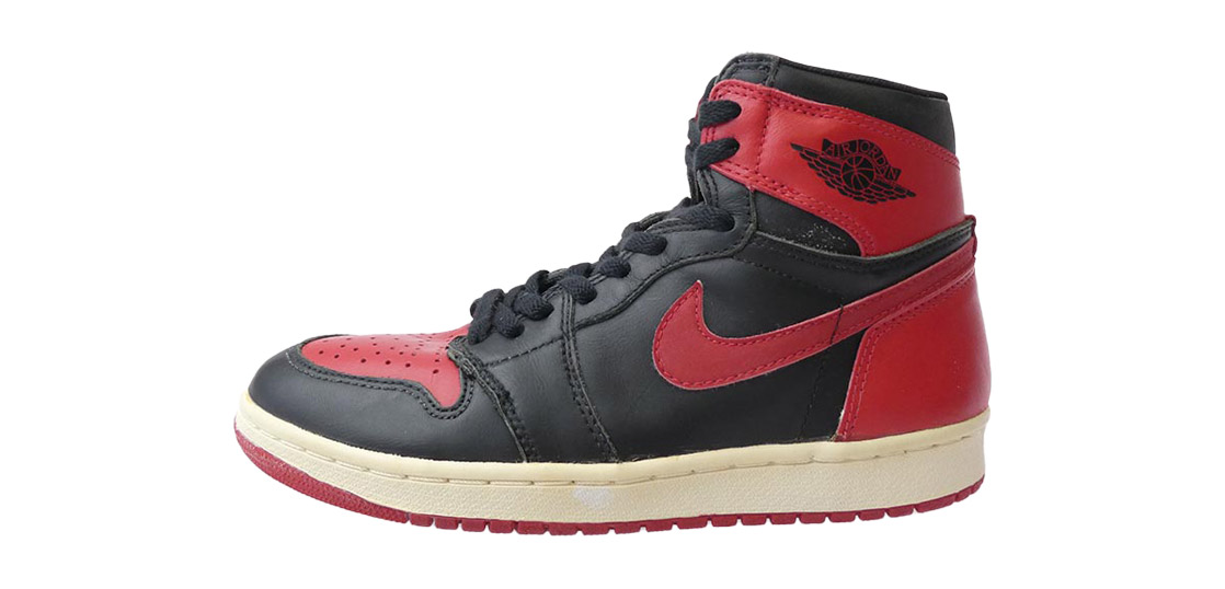 ナイキ 130207-061 94年製 AIR JORDAN 1 HIGH Bred AJ1 買取実績