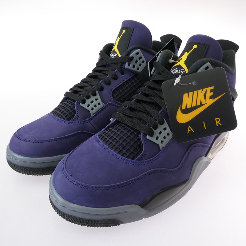 ナイキ FV5029-500 Air Jordan 4 Retro OG Lakers エアジョーダン4 レトロ OG レイカーズ スニーカー 買取実績 画像