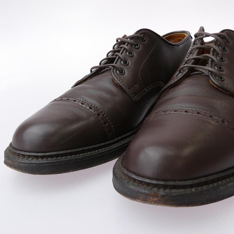 オールデン 34842 パンチドキャップトゥ レザー シューズ 買取実績 画像