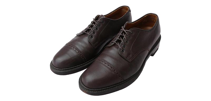 オールデン 34842 パンチドキャップトゥ レザー シューズ 買取実績