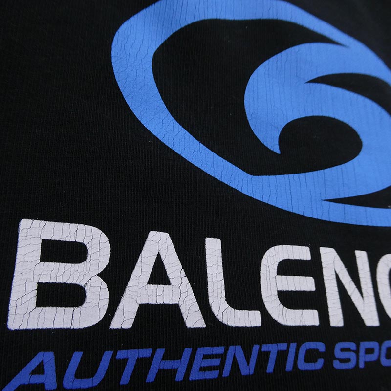 バレンシアガ 24SS 761458 TPVU7 Surfer Round Hoodie サーファー ラウンド ロゴプリント ダメージ加工 プルオーバー パーカー フーディー 買取実績 画像