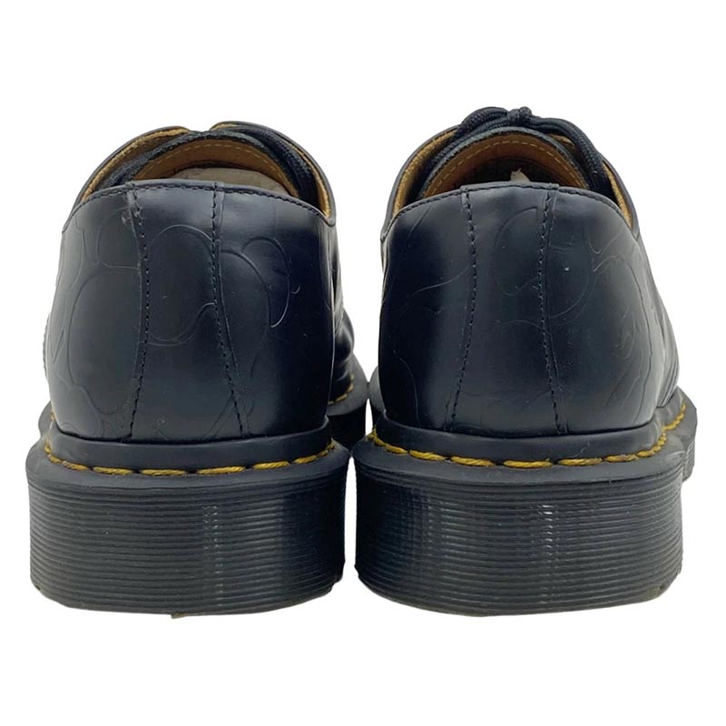 アベイシングエイプ 1461 BAPE x Dr. Martens Emboss 3EYE SHOE ドクターマーチン エンボス 猿カモ 猿迷彩 イエローウェルトステッチ 3 ホール シューズ 買取実績 画像