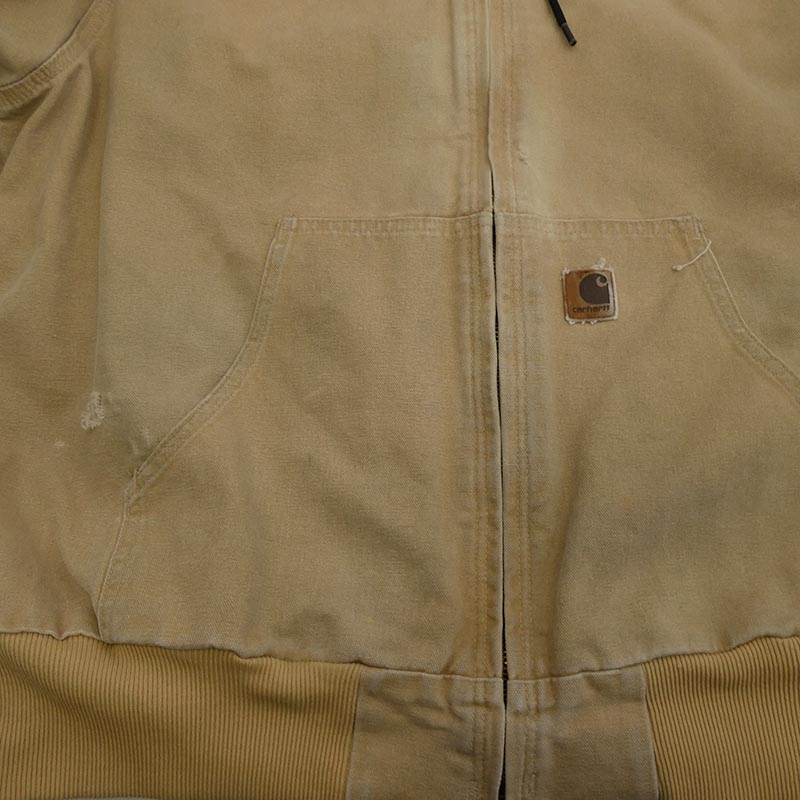 カーハート J25 00's ACTIVE JACKET バック刺繍 アクティブ ジャケット フーデッドジャケット 買取実績 画像