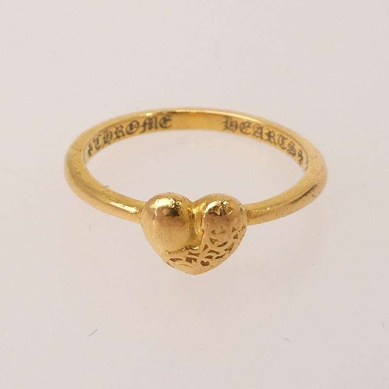 クロムハーツ(原本無) 22K BUBBLGM HEART 22Kバブルガム ハート リング 買取実績