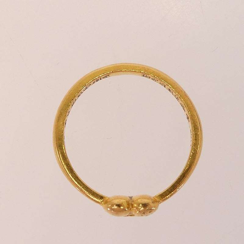 クロムハーツ（原本無） 22K BUBBLGM HEART 22Kバブルガム ハート リング 買取実績 画像