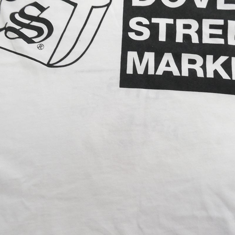 クロムハーツ（原本無） COMME des GARCONS コムデギャルソン DSMG ドーバーストリートマーケット銀座限定 スクロールラベルプリント 半袖 Tシャツ 買取実績 画像