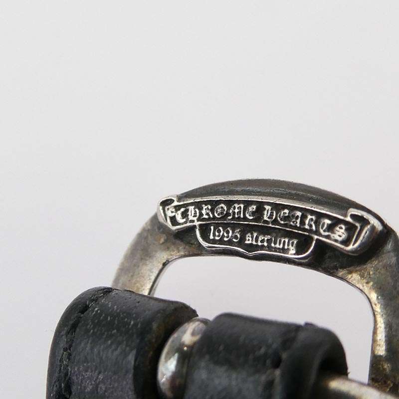 クロムハーツ（原本無） GUNSLINGER ガンスリンガー スクロールラベル レザー ブレスレット 買取実績 画像