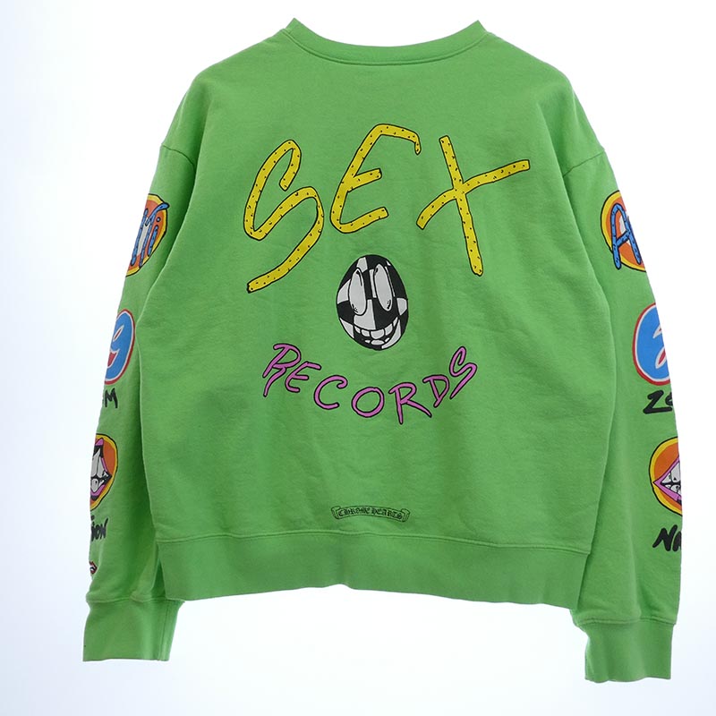 クロムハーツ（原本無） × MATTY BOY SEX RECORDS マッティボーイ セックスレコード スウェット トレーナー 買取実績 画像