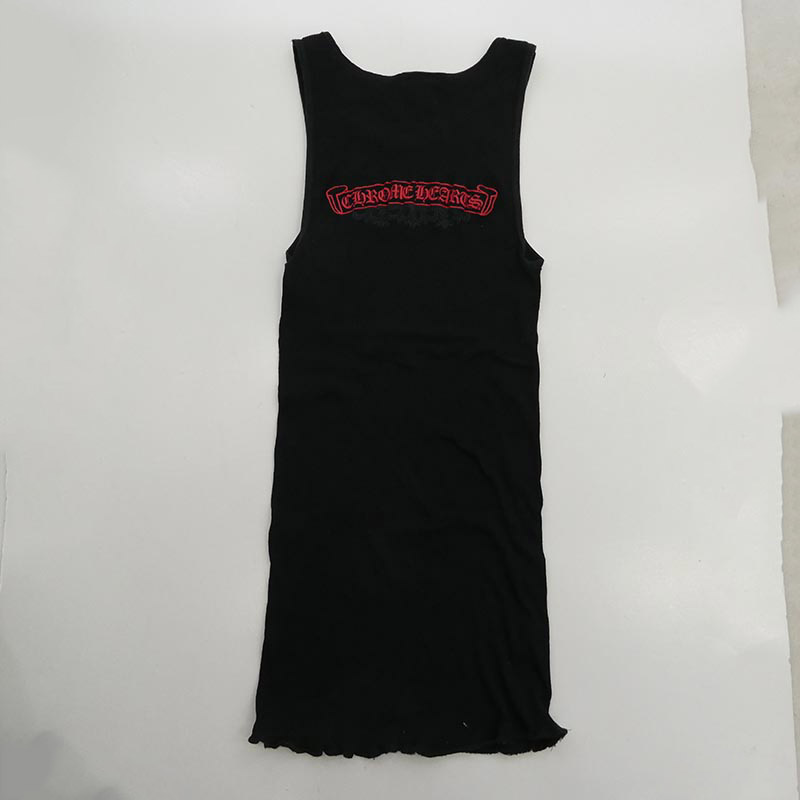 クロムハーツ（原本無） RIB TANK フローラルクロス スクロールラベルプリント リブ タンクトップ 買取実績 画像