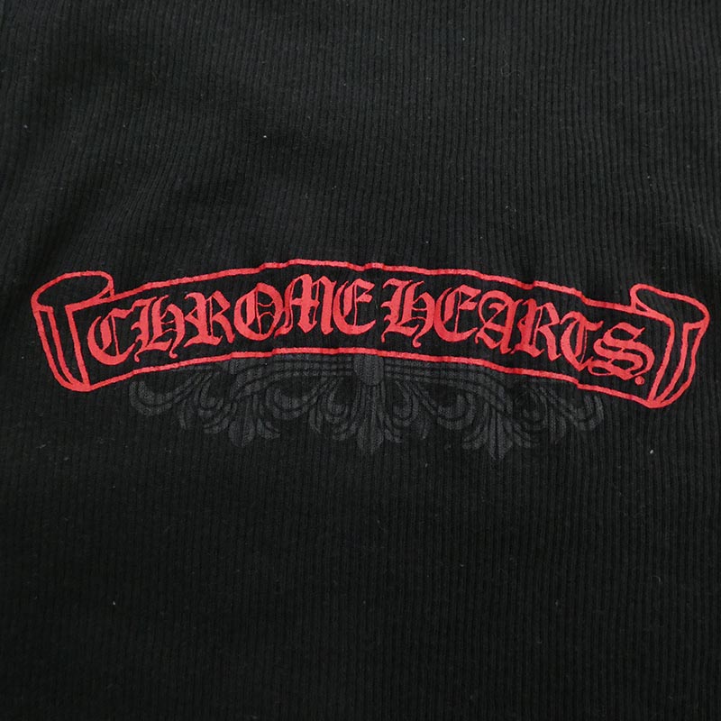 クロムハーツ（原本無） RIB TANK フローラルクロス スクロールラベルプリント リブ タンクトップ 買取実績 画像