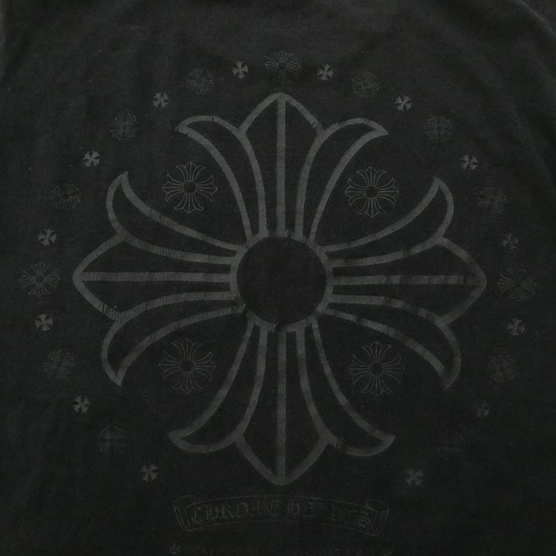 クロムハーツ（原本無） Scroll Logo Label Circle CH Plus Tee スクロール ロゴ ラベル サークル CHプラス ポケット付き 半袖 Tシャツ 買取実績 画像