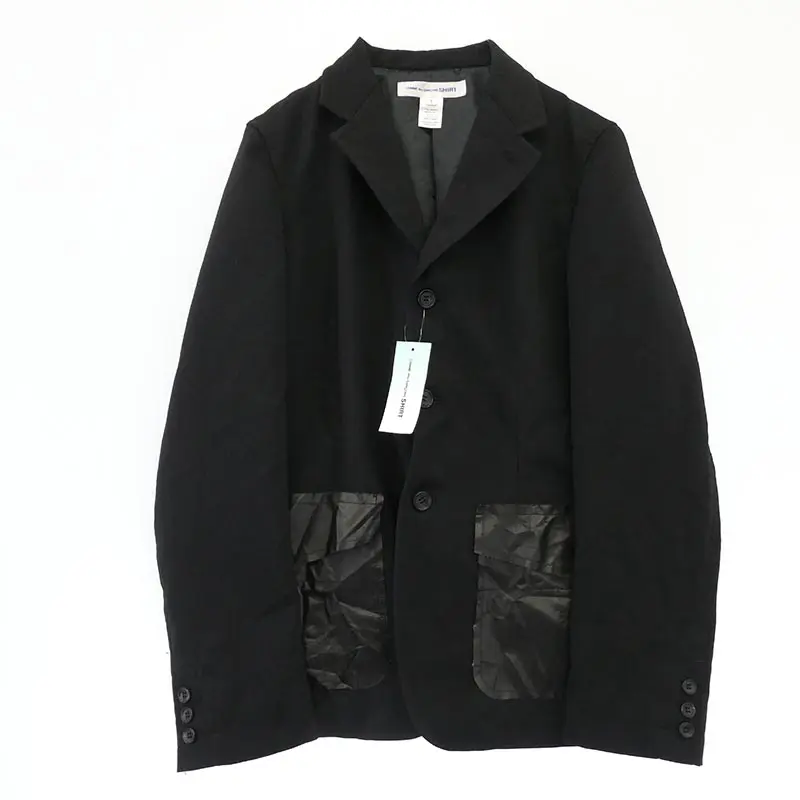国内オンラインストア 25aw BLACK コムデギャルソン レザー テーラード
