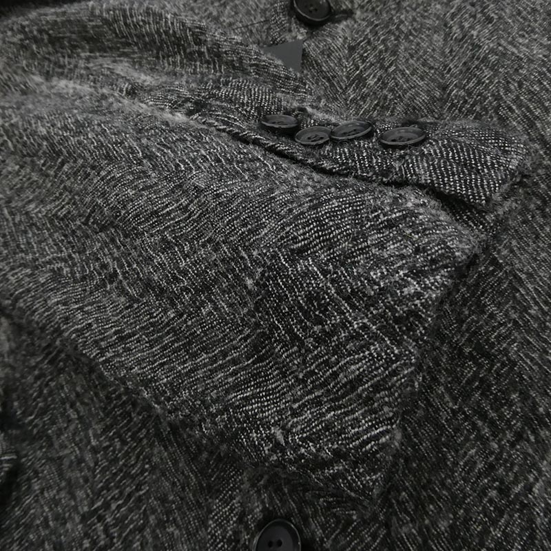 コムデギャルソンオムドゥ 25AW DP-C001-051 製品加工 ウールサージ チェスターコート 買取実績 画像