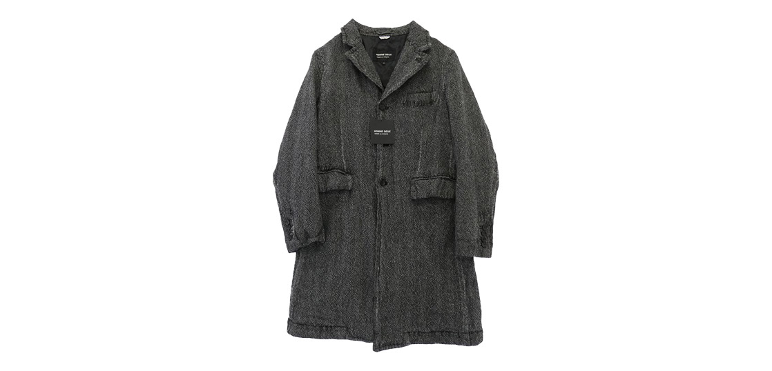 コムデギャルソンオムドゥ 25AW DP-C001-051 製品加工 ウールサージ チェスターコート 買取実績