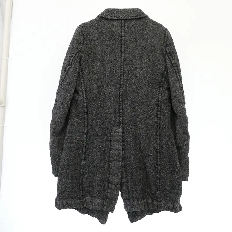 コムデギャルソンオムドゥ 25AW DP-C002-051 製品加工ウール縮絨