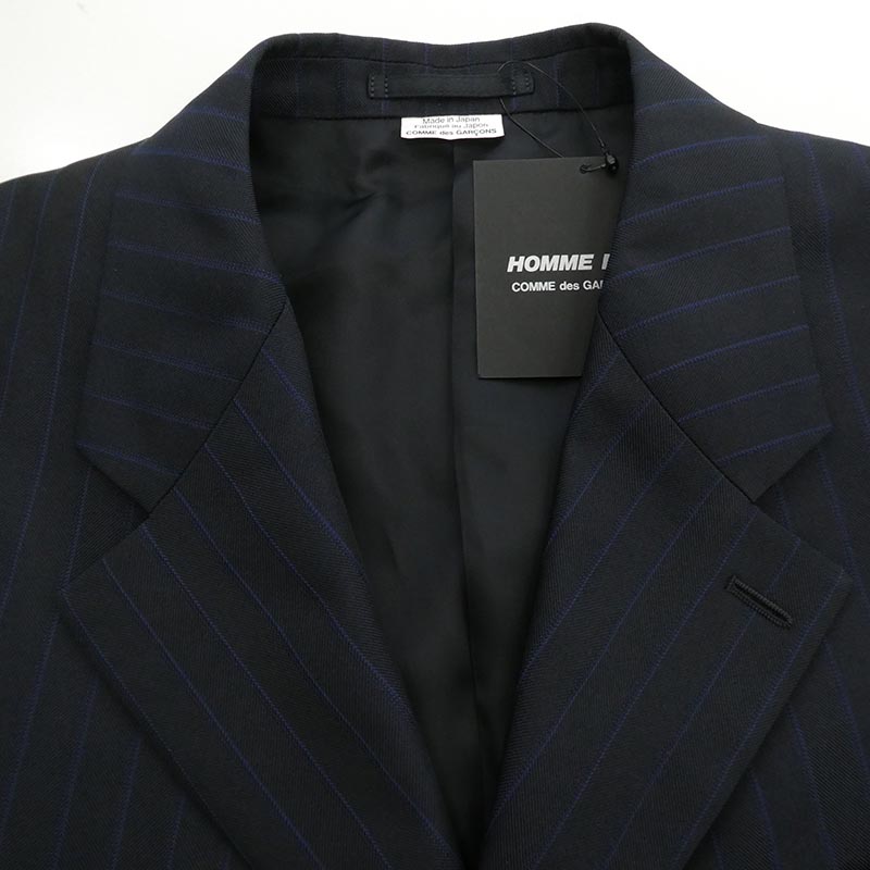 コムデギャルソンオムドゥ 25AW DP-J027-051 Polyester Herringbone Stripe エステルヘリンボーンストライプ シングル テーラードジャケット 買取実績 画像