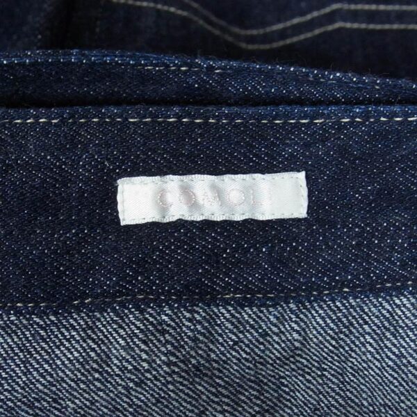 コモリ 23AW Y03-03001 デニム ベルテッド パンツ 買取実績 画像