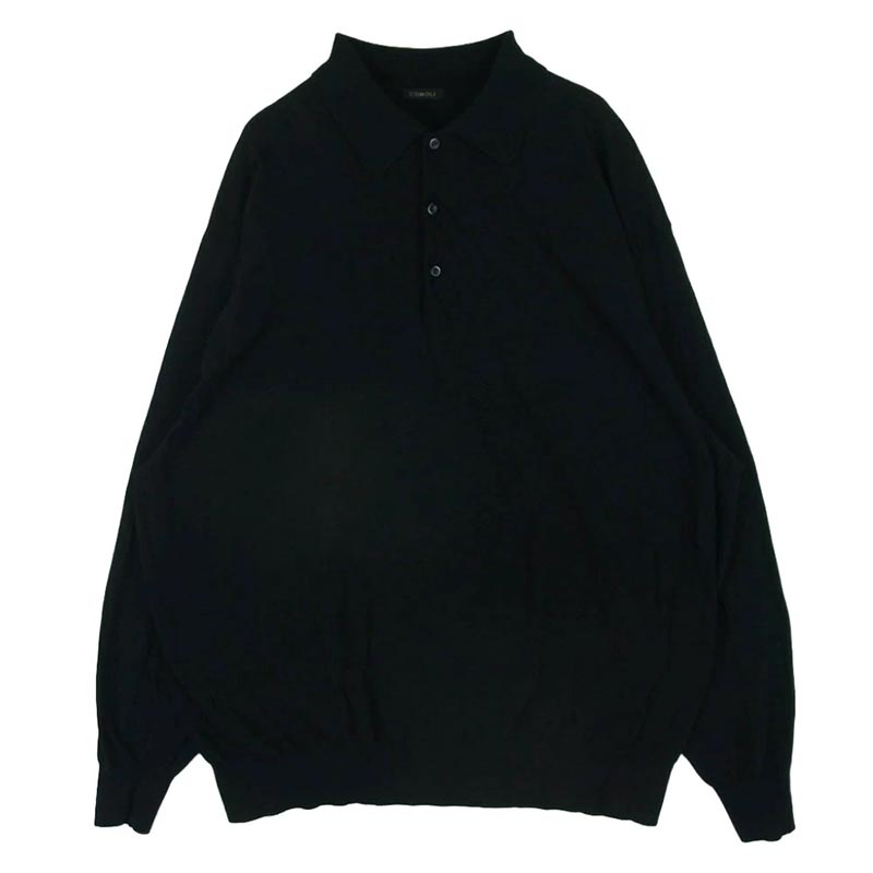 コモリ 25SS B01-06003 コットン ニット ポロシャツ 長袖 日本製 買取実績