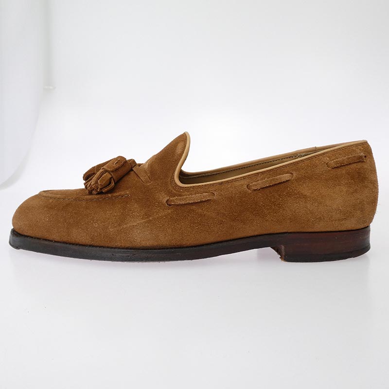 クロケット&ジョーンズ Cavendish キャベンディッシュ 純正シューツリー付属 325ラスト カーフスエード レザーソール シューズ 買取実績 画像