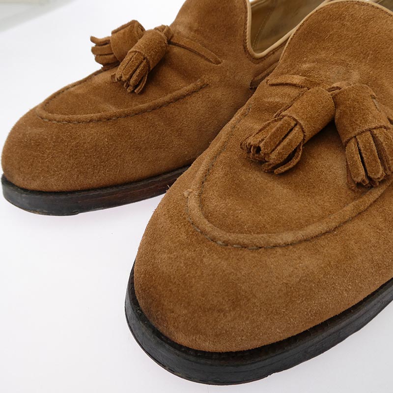 クロケット&ジョーンズ Cavendish キャベンディッシュ 純正シューツリー付属 325ラスト カーフスエード レザーソール シューズ 買取実績 画像