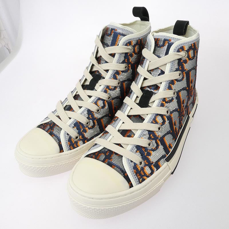 クリスチャンディオール 3SH129Z0Y B23 オブリーク ロゴ 総柄 ハイカット スニーカー 買取実績 画像