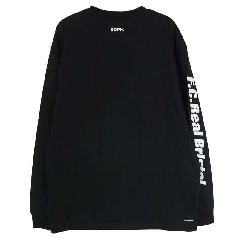 FCRB L/S AUTHENTIC TEAM POCKET TEE ロンT FCRB AUTHENTIC L/S TEAM POCKET TEE 黒 L FCRB AUTHENTIC TEAM POCKET