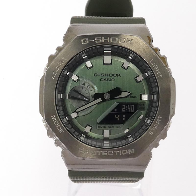 カシオ Gショック GM-2100B-3AJF 2100 Series メタル ステンレス八角形ベゼル ウォッチ 買取実績