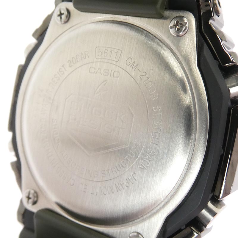 カシオ Gショック GM-2100B-3AJF 2100 Series メタル ステンレス八角形ベゼル ウォッチ 買取実績 画像