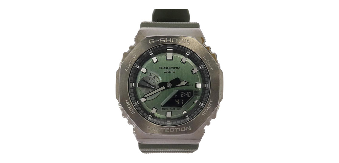 カシオ Gショック GM-2100B-3AJF 2100 Series メタル ステンレス八角形ベゼル ウォッチ 買取実績