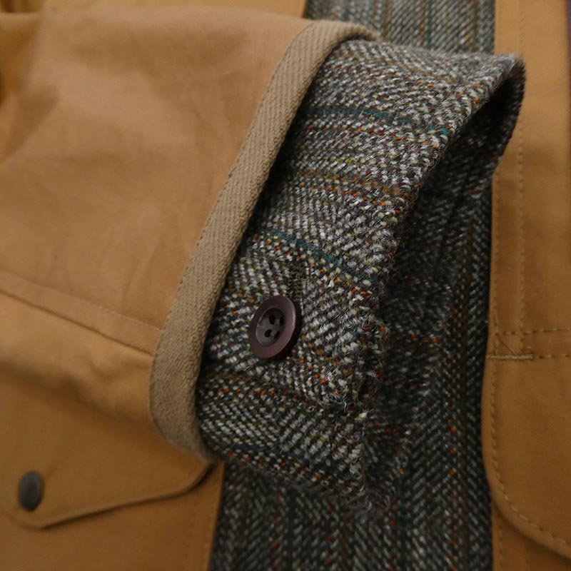 ジュンヤワタナベコムデギャルソンマン 25AW WP-C014 ウール 襟コーデュロイ レザーパッチ 切替 ジャケット 買取実績 画像