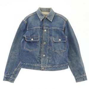 リーバイス VINTAGE ヴィンテージ 50s 60s セカンド 2nd 507XX BIGE ビックＥ片面タブ ボタン裏刻印17 デニム ジャケット 買取実績 画像