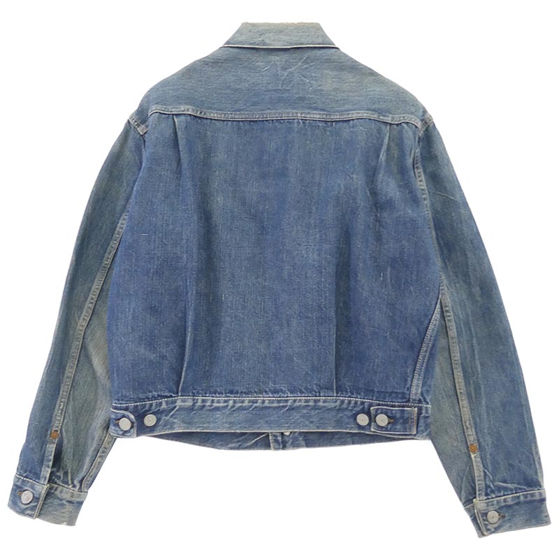 リーバイス VINTAGE ヴィンテージ 50s 60s セカンド 2nd 507XX BIGE ビックＥ片面タブ ボタン裏刻印17 デニム ジャケット 買取実績 画像