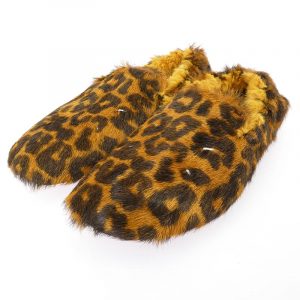 メゾンマルジェラ 四つタグ レオパード フェイクファー フラット パンプス シューズ 買取実績