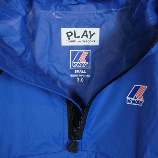 プレイコムデギャルソン K-WAY HALF ZIP ケーウェイ ハーフジップ プルオーバー ナイロン ジャケット 買取実績 画像