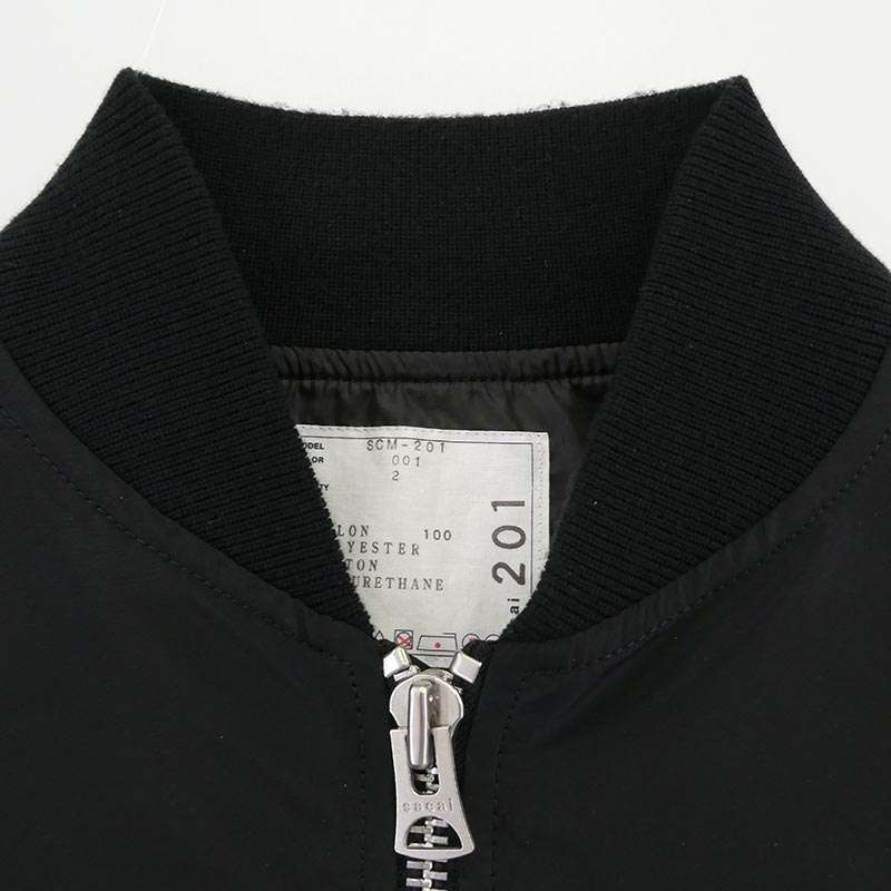 サカイ Nylon Twill Blouson ナイロン ツイル ボンバー ジャケット ジップ アップ ブルゾン 買取実績 画像