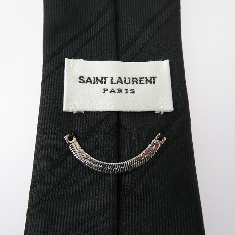 サンローラン 757431 3Y009 イタリア製 シルク ネクタイ 買取実績 画像