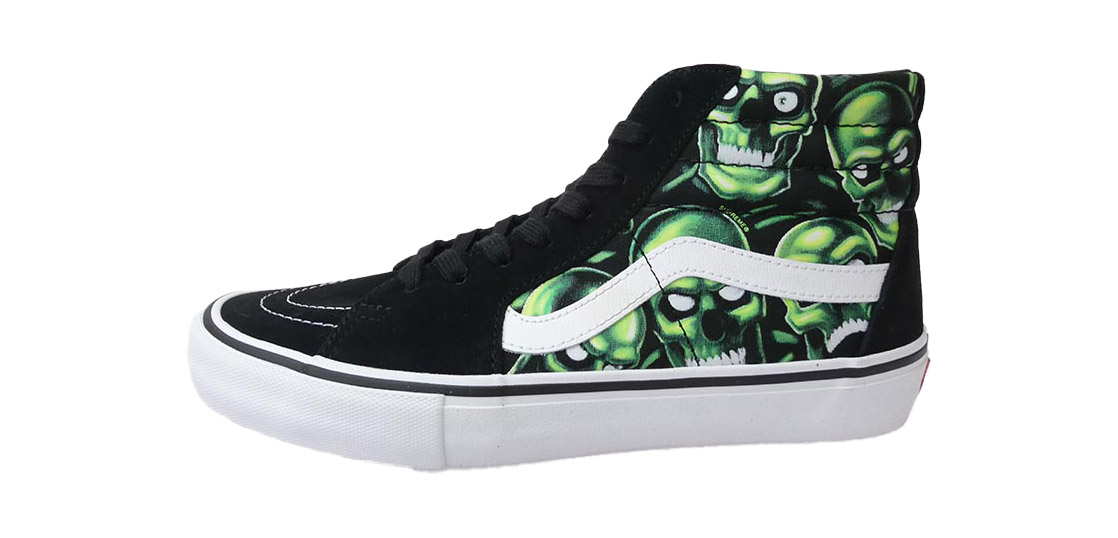 シュプリーム 18SS skull pile sk8-hi バンズ 買取実績