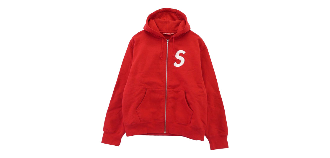シュプリーム 23AW S Logo Zip Up Hooded Sweatshirt 買取実績