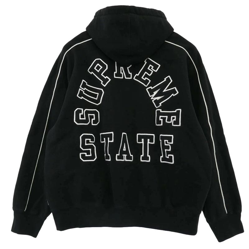 シュプリーム 24AW State Zip Up Hooded Sweatshirt ステート ジップ アップ フーディー スウェットシャツ パーカー 買取実績 画像
