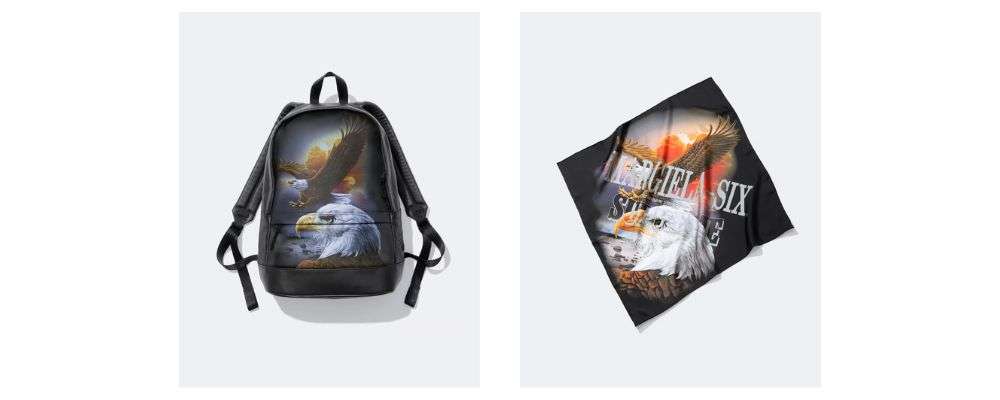 Supreme 2026SS Week4発売予定アイテムまとめ|ブランド古着買取専門店LIFE Eagle Leather Backpack ¥66,000 / Eagle Silk Scarf ¥29,700画像