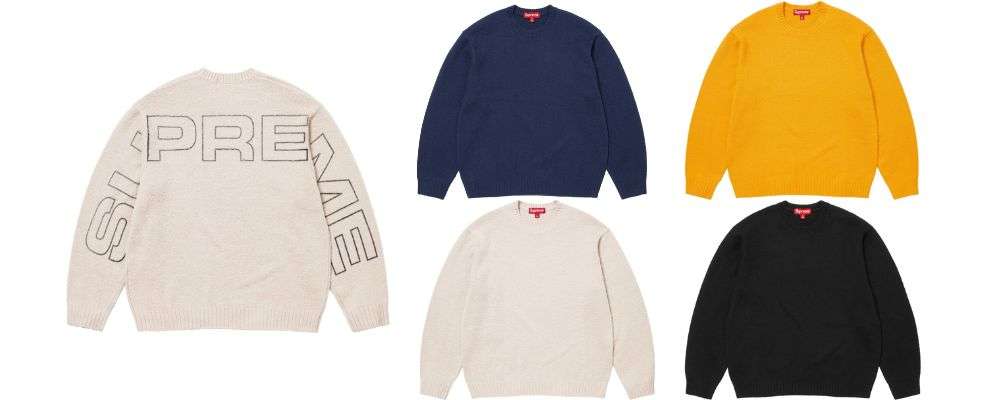 Supreme 2026SS Week4発売予定アイテムまとめ|ブランド古着買取専門店LIFEPilled Sweater(ピルドセーター)¥27,500画像
