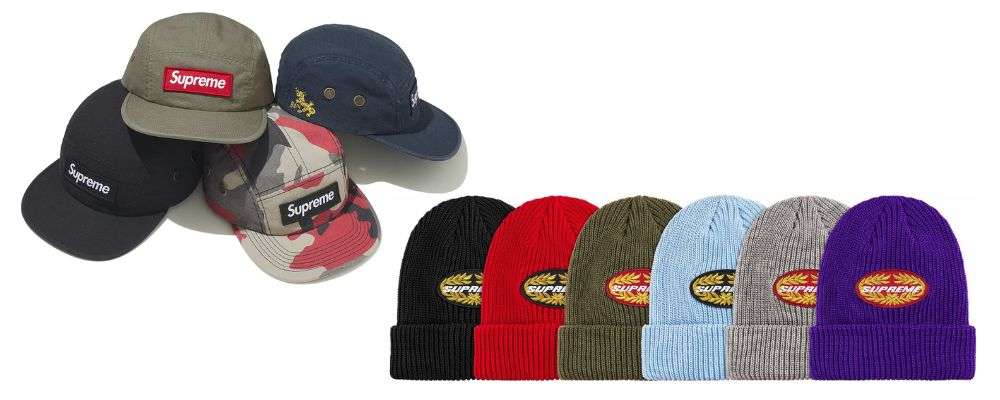 Supreme 2026SS Week4発売予定アイテムまとめ|ブランド古着買取専門店LIFEMilitary Camp Cap(ミリタリーキャンプキャップ)¥8,800 / Terminal Beanie(ターミナルビーニー)¥7,700画像