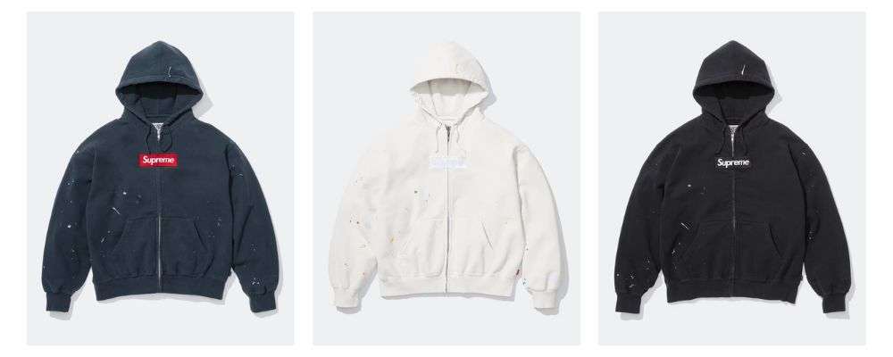 Supreme 2026SS Week4発売予定アイテムまとめ|ブランド古着買取専門店LIFEBox Logo Zip Up Hooded Sweatshirt ¥57,200画像