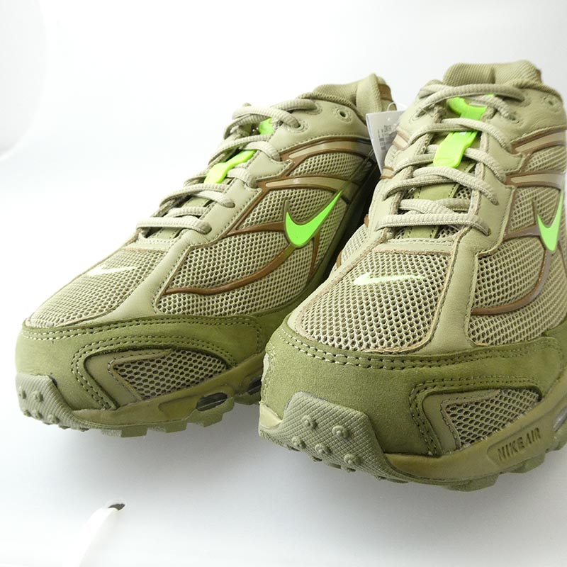 シュプリーム DN1615-200 【フェイクバスターズ鑑定済み】Shox Ride 2 Neutral Olive Electric Green-Pilgrim ショックスライド スニーカー 買取実績 画像